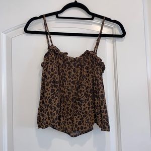 Cheetah tank top